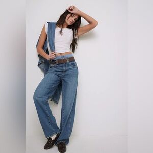 Free People x we the free aster hi rise straight jeans size 39 NEW nwt